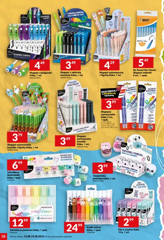 Twój Market - gazetka promocyjna Gazetka od środy 13.08 do wtorku 19.08 - strona 38