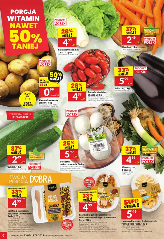 Twój Market - gazetka promocyjna Gazetka od środy 13.08 do wtorku 19.08 - strona 6