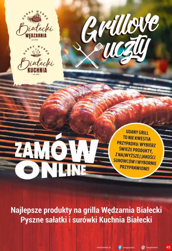 Twój Market - gazetka promocyjna Gazetka od środy 13.08 do wtorku 19.08 - strona 45