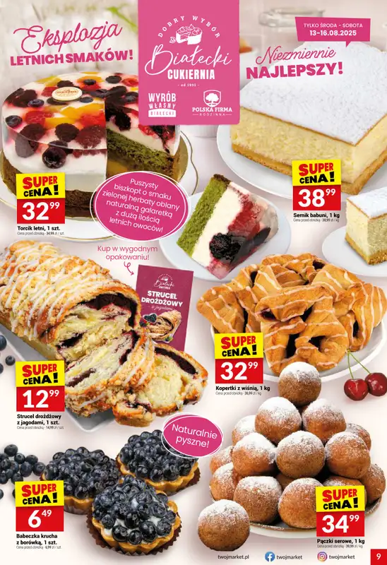 Twój Market - gazetka promocyjna Gazetka od środy 13.08 do wtorku 19.08 - strona 9
