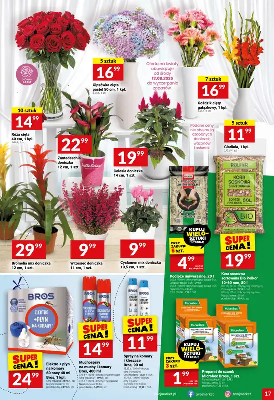 Twój Market - gazetka promocyjna Gazetka od środy 13.08 do wtorku 19.08 - strona 17