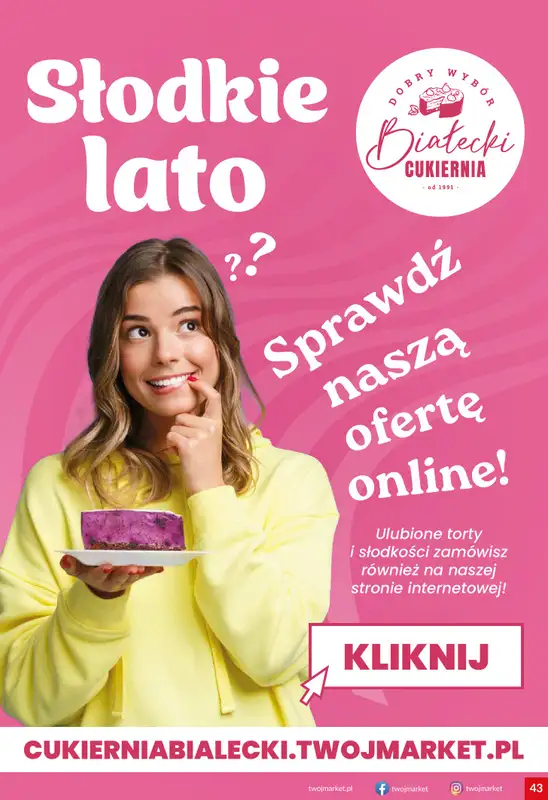 Twój Market - gazetka promocyjna Gazetka od środy 13.08 do wtorku 19.08 - strona 43