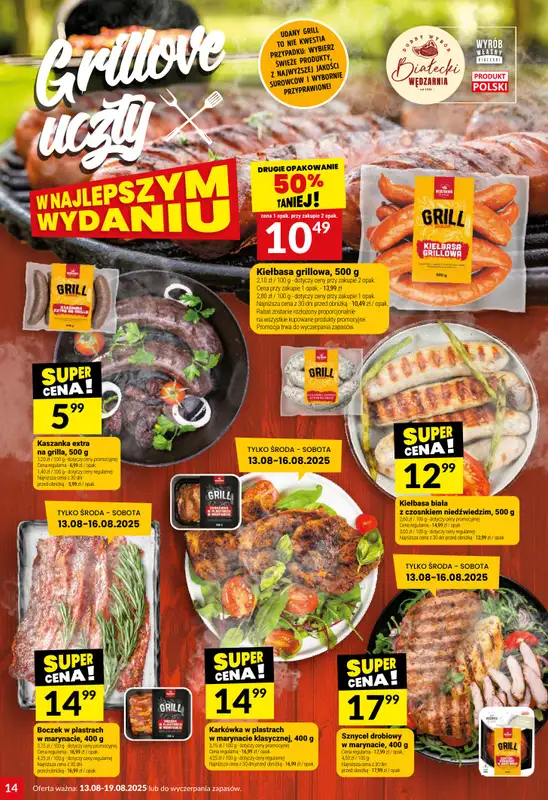 Twój Market - gazetka promocyjna Gazetka od środy 13.08 do wtorku 19.08 - strona 14