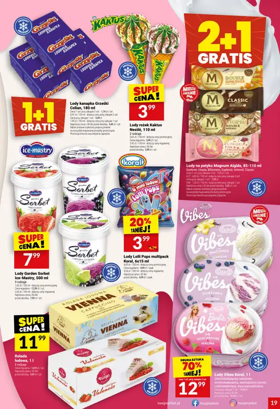 Twój Market - gazetka promocyjna Gazetka od środy 13.08 do wtorku 19.08 - strona 19