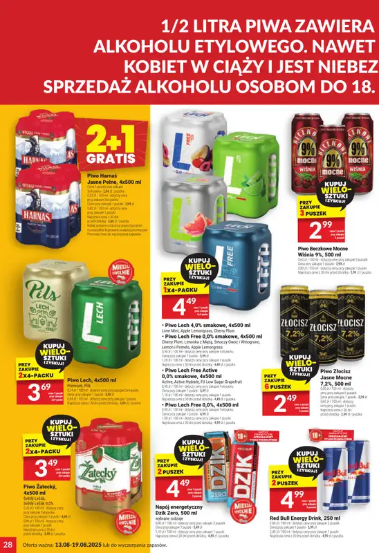 Twój Market - gazetka promocyjna Gazetka od środy 13.08 do wtorku 19.08 - strona 28