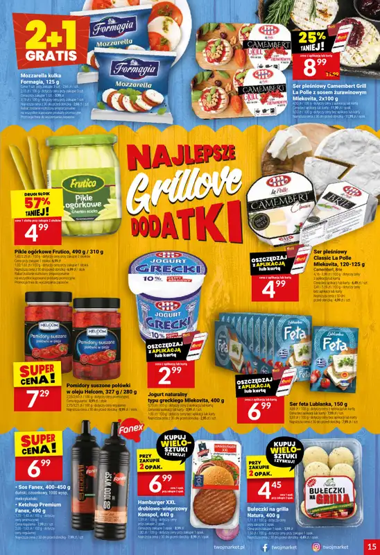 Twój Market - gazetka promocyjna Gazetka od środy 13.08 do wtorku 19.08 - strona 15