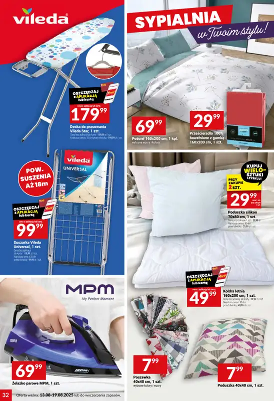 Twój Market - gazetka promocyjna Gazetka od środy 13.08 do wtorku 19.08 - strona 32