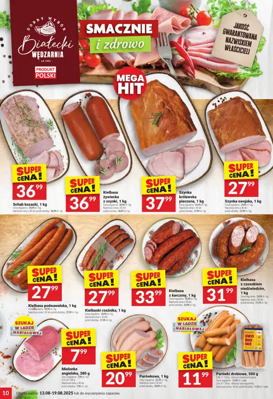 Twój Market - gazetka promocyjna Gazetka od środy 13.08 do wtorku 19.08 - strona 10