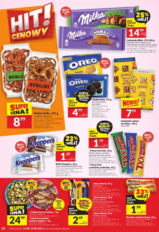 Twój Market - gazetka promocyjna Gazetka od środy 13.08 do wtorku 19.08 - strona 20