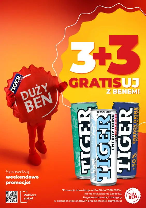 Duży Ben - gazetka promocyjna Weekendowa promka od czwartku 14.08 do niedzieli 17.08 - strona 7