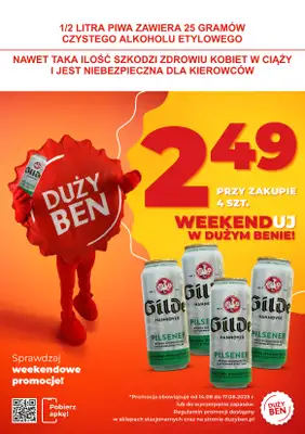 Duży Ben - gazetka promocyjna Weekendowa promka od czwartku 14.08 do niedzieli 17.08 - strona 3