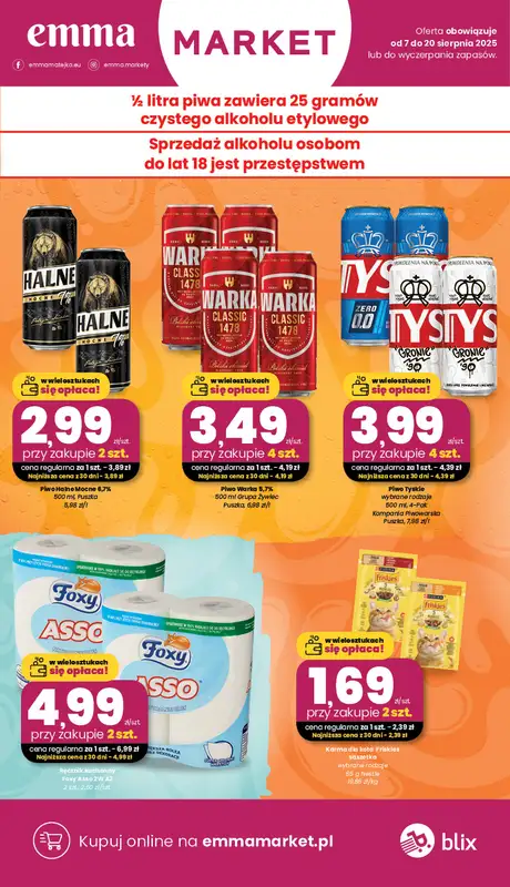 emma MARKET - gazetka promocyjna Gazetka od czwartku 07.08 do środy 20.08 - strona 6