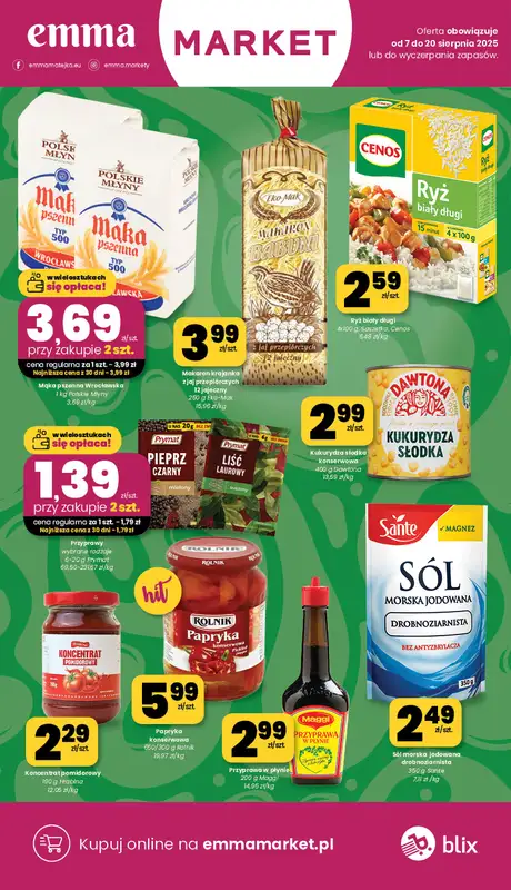 emma MARKET - gazetka promocyjna Gazetka od czwartku 07.08 do środy 20.08 - strona 11