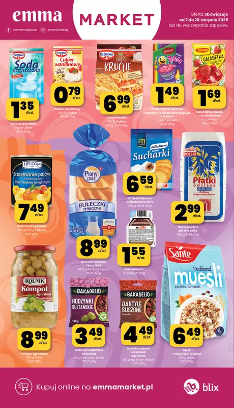 emma MARKET - gazetka promocyjna Gazetka od czwartku 07.08 do środy 20.08 - strona 15