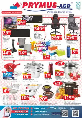 Prymus AGD - gazetka promocyjna Gazetka od piątku 15.08 do piątku 05.09