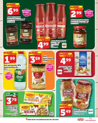 TOPAZ - gazetka promocyjna Gazetka od czwartku 21.08 do środy 27.08 - strona 15 TOPAZ - gazetka promocyjna Gazetka od czwartku 21.08 do środy 27.08 - strona 15