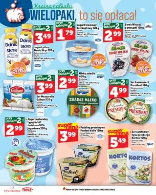 TOPAZ - gazetka promocyjna Gazetka od czwartku 21.08 do środy 27.08 - strona 12 TOPAZ - gazetka promocyjna Gazetka od czwartku 21.08 do środy 27.08 - strona 12
