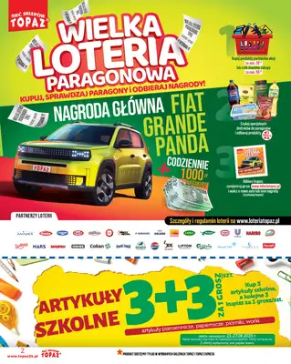 TOPAZ - gazetka promocyjna Gazetka od czwartku 21.08 do środy 27.08 - strona 2 TOPAZ - gazetka promocyjna Gazetka od czwartku 21.08 do środy 27.08 - strona 2