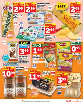 TOPAZ - gazetka promocyjna Gazetka od czwartku 21.08 do środy 27.08 - strona 13 TOPAZ - gazetka promocyjna Gazetka od czwartku 21.08 do środy 27.08 - strona 13