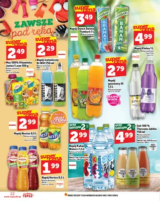 TOPAZ - gazetka promocyjna Gazetka od czwartku 21.08 do środy 27.08 - strona 22 TOPAZ - gazetka promocyjna Gazetka od czwartku 21.08 do środy 27.08 - strona 22