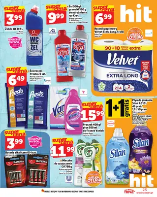 TOPAZ - gazetka promocyjna Gazetka od czwartku 21.08 do środy 27.08 - strona 25 TOPAZ - gazetka promocyjna Gazetka od czwartku 21.08 do środy 27.08 - strona 25