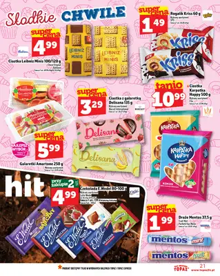 TOPAZ - gazetka promocyjna Gazetka od czwartku 21.08 do środy 27.08 - strona 21 TOPAZ - gazetka promocyjna Gazetka od czwartku 21.08 do środy 27.08 - strona 21
