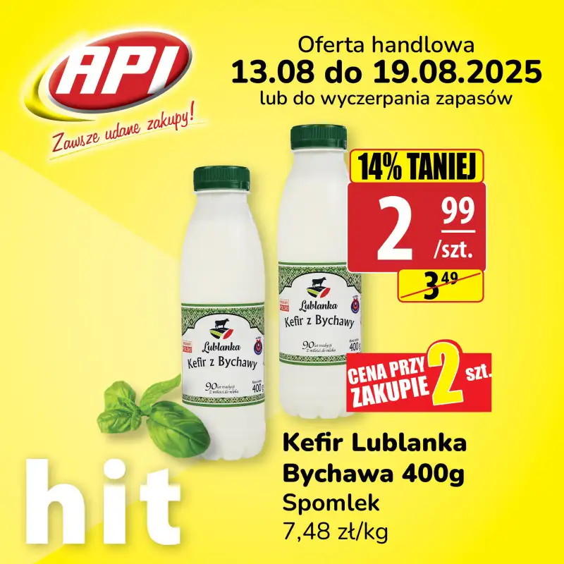 API Market - gazetka promocyjna Promocje od czwartku 14.08 do wtorku 19.08 - strona 9