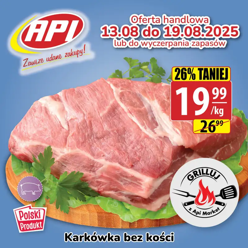 API Market - gazetka promocyjna Promocje od czwartku 14.08 do wtorku 19.08 - strona 13