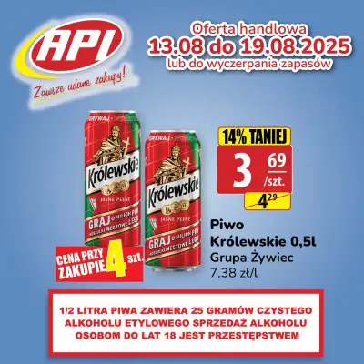 API Market - gazetka promocyjna Promocje od czwartku 14.08 do wtorku 19.08 - strona 3