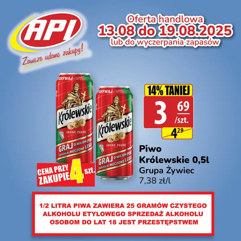 API Market - gazetka promocyjna Promocje od czwartku 14.08 do wtorku 19.08 - strona 3