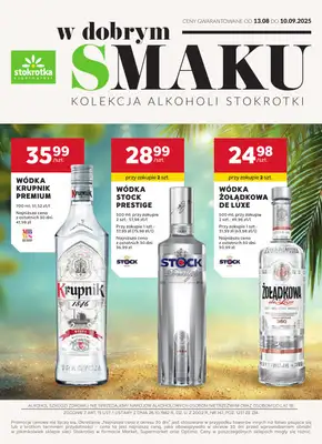 Stokrotka - gazetka promocyjna W dobrym smaku od czwartku 14.08 do środy 10.09