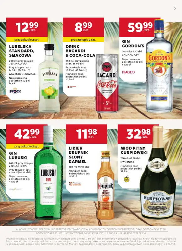 Stokrotka - gazetka promocyjna W dobrym smaku od czwartku 14.08 do środy 10.09 - strona 3