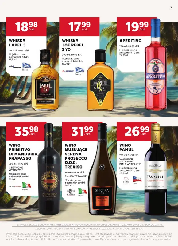 Stokrotka - gazetka promocyjna W dobrym smaku od czwartku 14.08 do środy 10.09 - strona 7