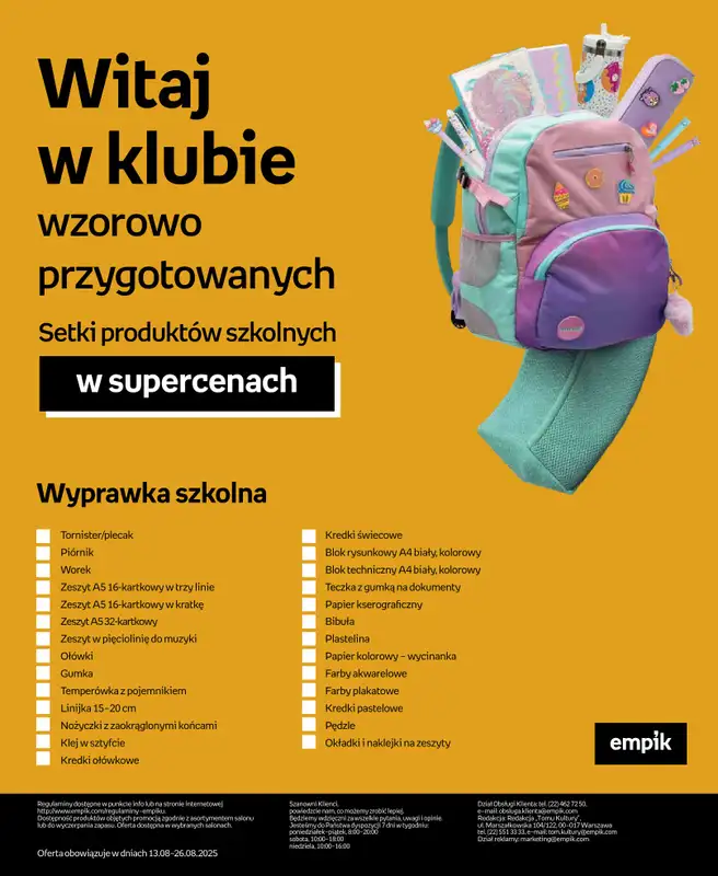 Empik - gazetka promocyjna Plecaki od czwartku 14.08 do wtorku 26.08 - strona 8