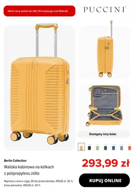 Puccini - gazetka promocyjna Extra -30% na wybrane walizki od czwartku 14.08 do poniedziałku 25.08 - strona 5