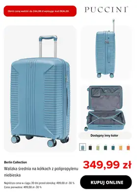 Puccini - gazetka promocyjna Extra -30% na wybrane walizki od czwartku 14.08 do poniedziałku 25.08 - strona 6