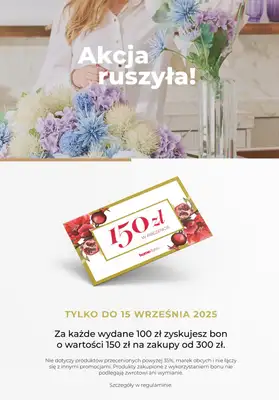 home&you - gazetka promocyjna Akcja bon 150 zł od czwartku 14.08 do poniedziałku 15.09