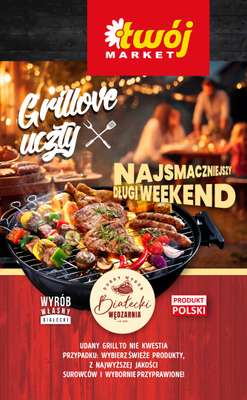 Twój Market - gazetka promocyjna Gazetka grillowa od czwartku 14.08 do wtorku 19.08