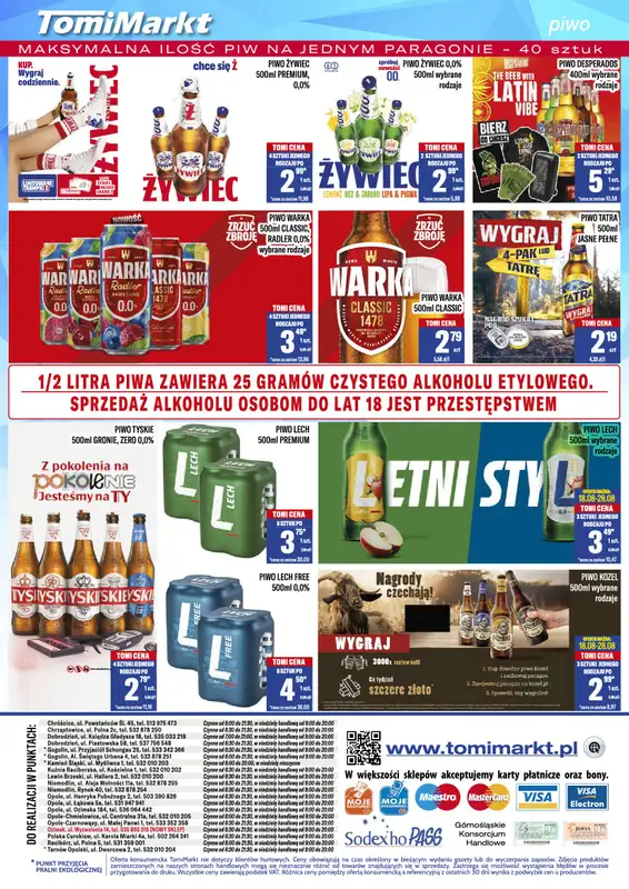 Tomi Markt - gazetka promocyjna Gazetka od soboty 16.08 do czwartku 28.08 - strona 8