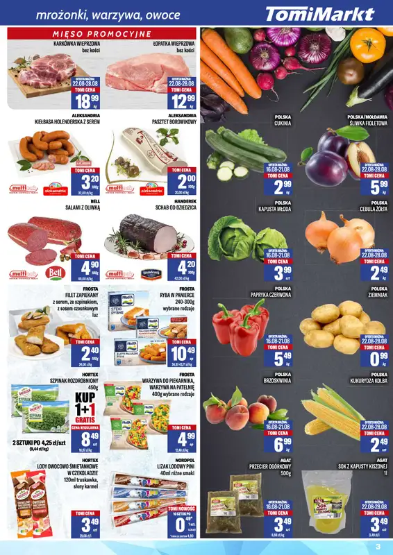 Tomi Markt - gazetka promocyjna Gazetka od soboty 16.08 do czwartku 28.08 - strona 3