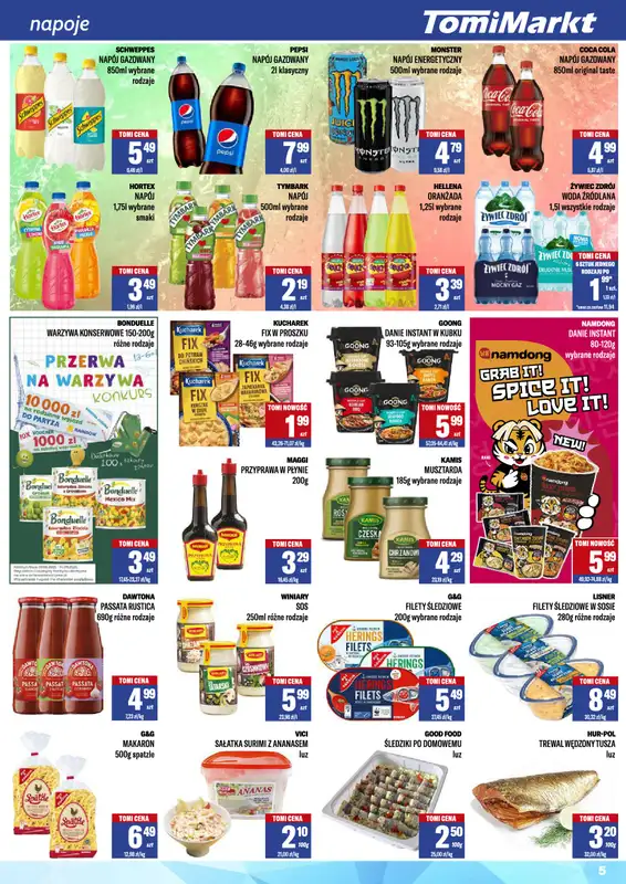 Tomi Markt - gazetka promocyjna Gazetka od soboty 16.08 do czwartku 28.08 - strona 5