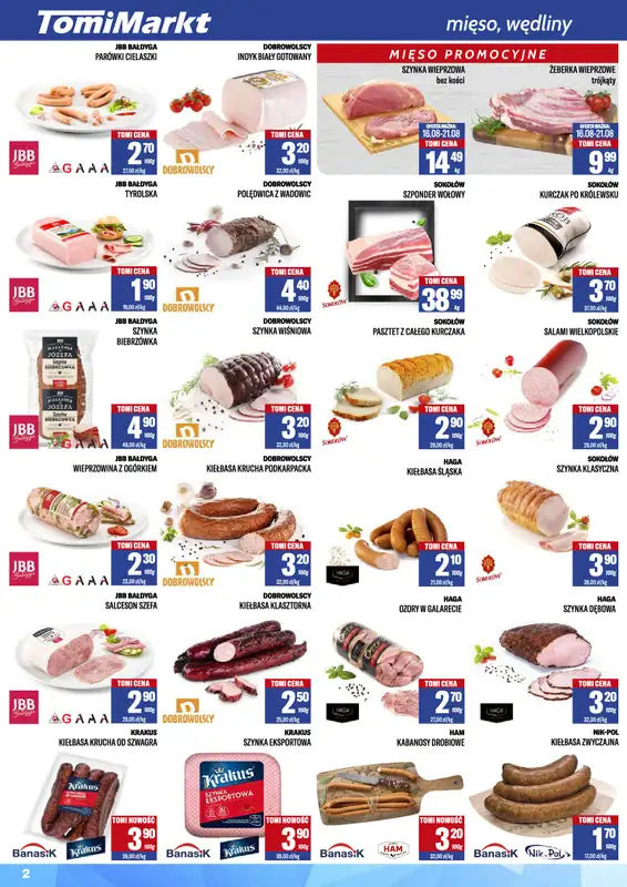 Tomi Markt - gazetka promocyjna Gazetka od soboty 16.08 do czwartku 28.08 - strona 2