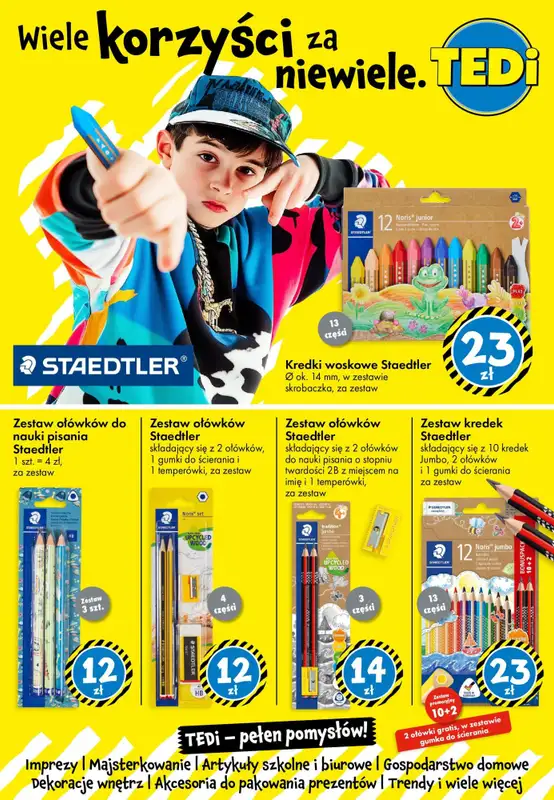 Tedi - gazetka promocyjna Powrót do szkoły z Tedi! od piątku 15.08 do soboty 16.08 - strona 3