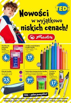 Tedi - gazetka promocyjna Powrót do szkoły z Tedi! od piątku 15.08 do soboty 16.08