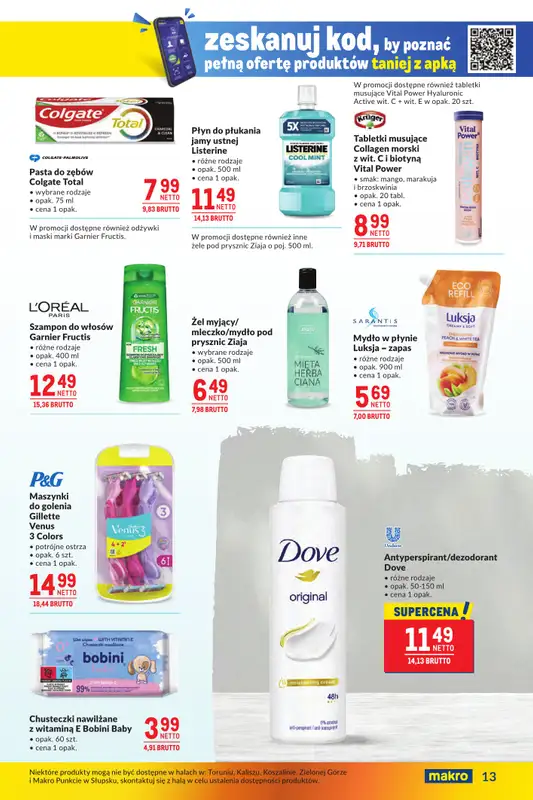 Makro - gazetka promocyjna Oferta dla biura i domu od wtorku 19.08 do poniedziałku 15.09 - strona 13