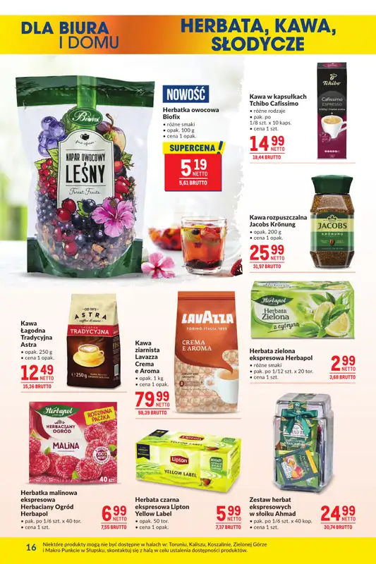 Makro - gazetka promocyjna Oferta dla biura i domu od wtorku 19.08 do poniedziałku 15.09 - strona 14