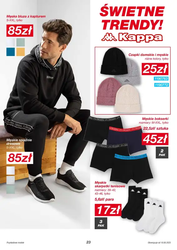 KiK - gazetka promocyjna Gazetka od poniedziałku 18.08 do niedzieli 24.08 - strona 23