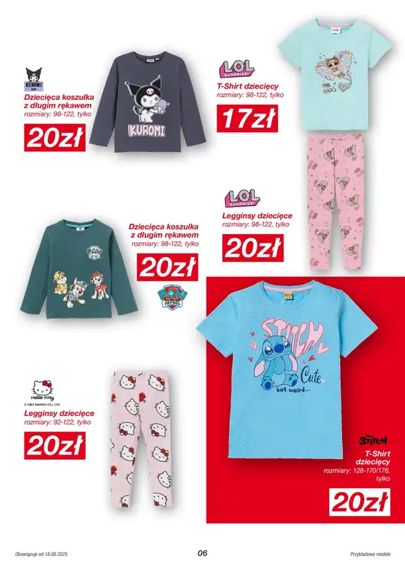 KiK - gazetka promocyjna Gazetka od poniedziałku 18.08 do niedzieli 24.08 - strona 6