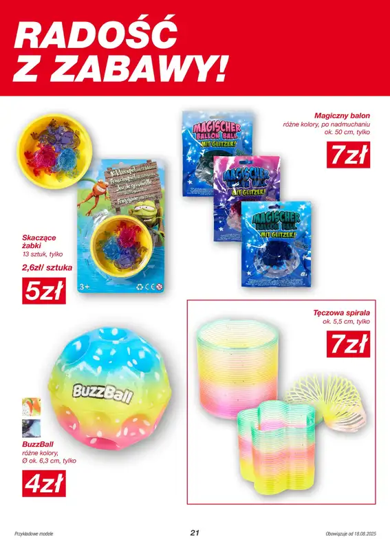 KiK - gazetka promocyjna Gazetka od poniedziałku 18.08 do niedzieli 24.08 - strona 21