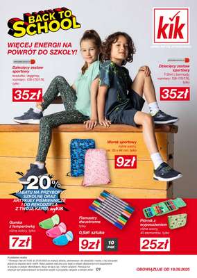 KiK - gazetka promocyjna Gazetka od poniedziałku 18.08 do niedzieli 24.08